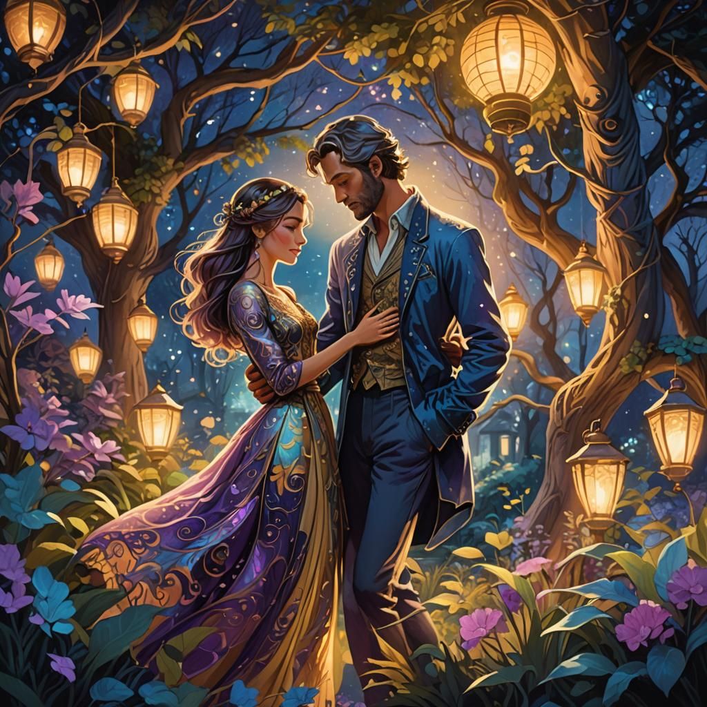 Moonlit Whimsy: Tim and Jodi's Enchanted Garden