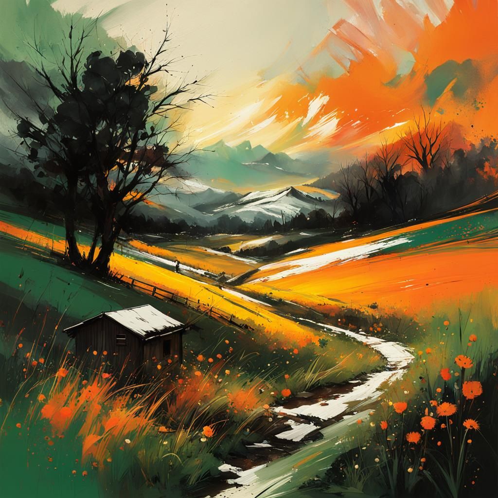 Hyper-Realistic Spring Sunrise Masterpiece