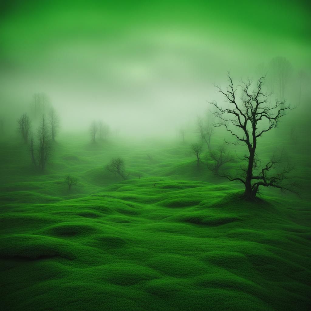Bleak Green World in Eerie Silence