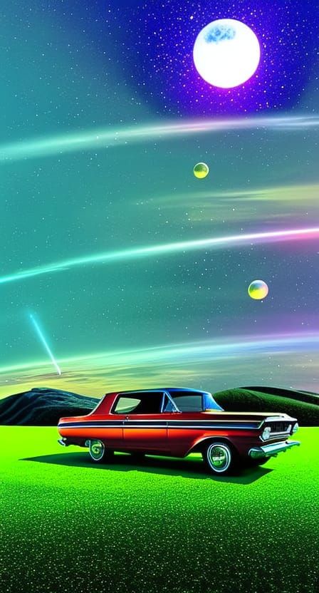 Psychedelic 1965 Ford Fairlane