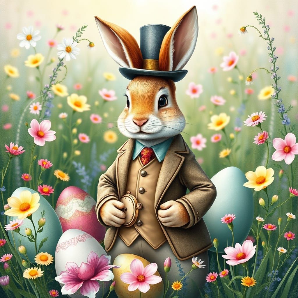 Easter in Whimsical Watercolor Wonderland