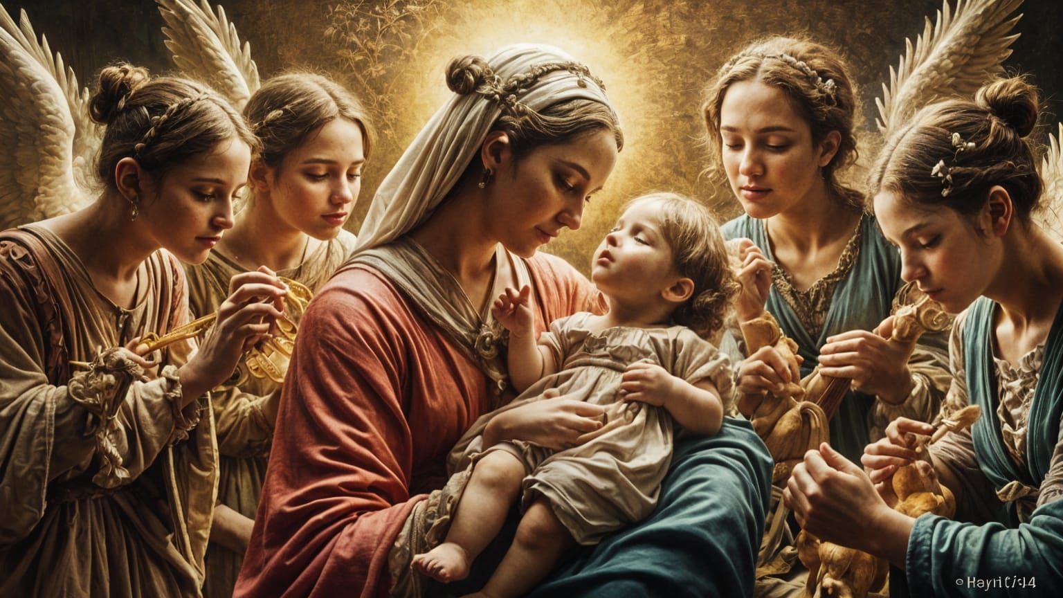 Portuguese Renaissance Painting of the Virgin and Child with...