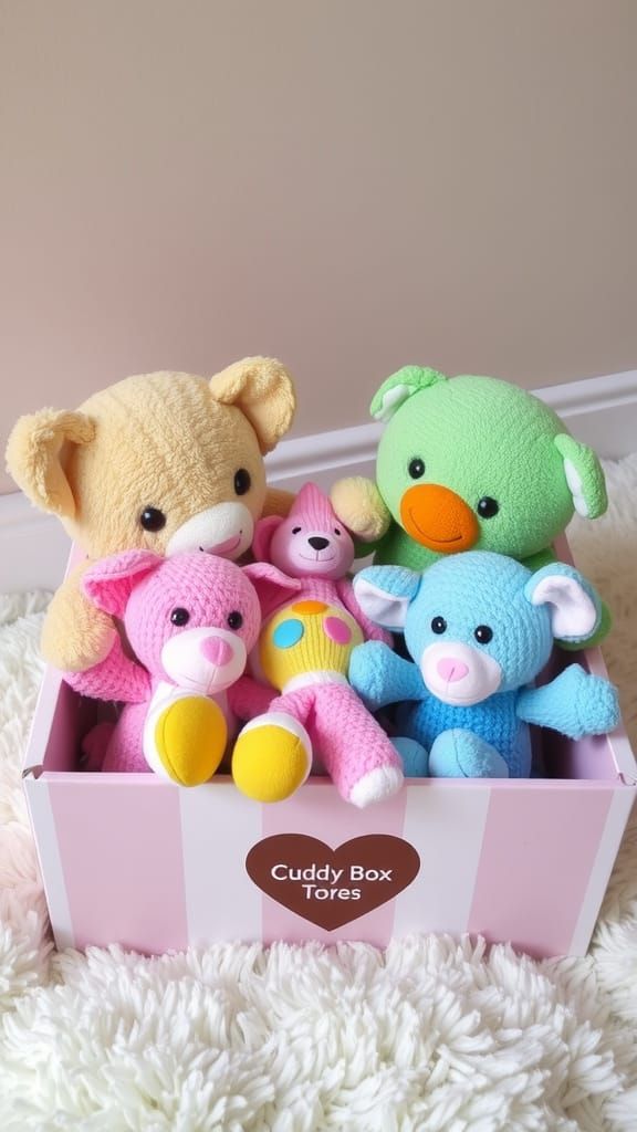 Toy Box of Cuddly Toys