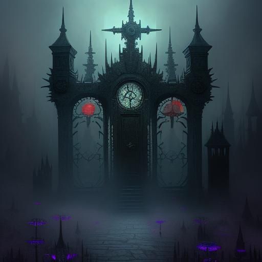 Ethereal Fantasy Landscape in Hyperdetailed Misty Style