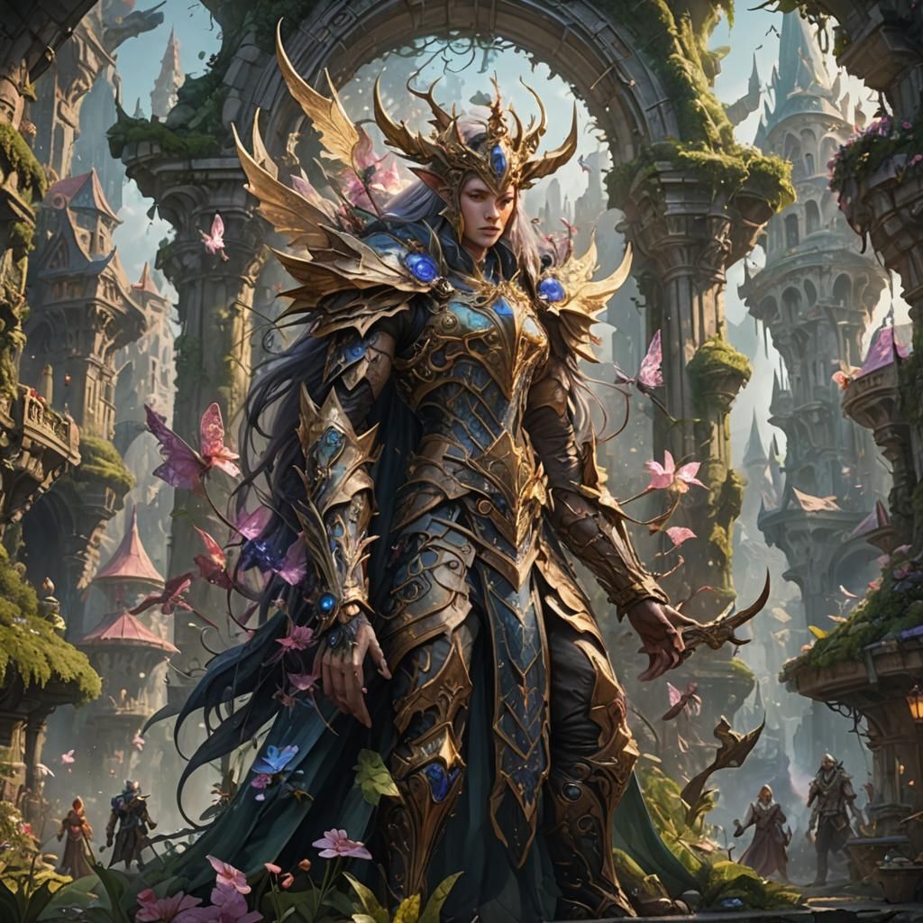 Magnificent Fairycore Fantasy Concept Art in 8k