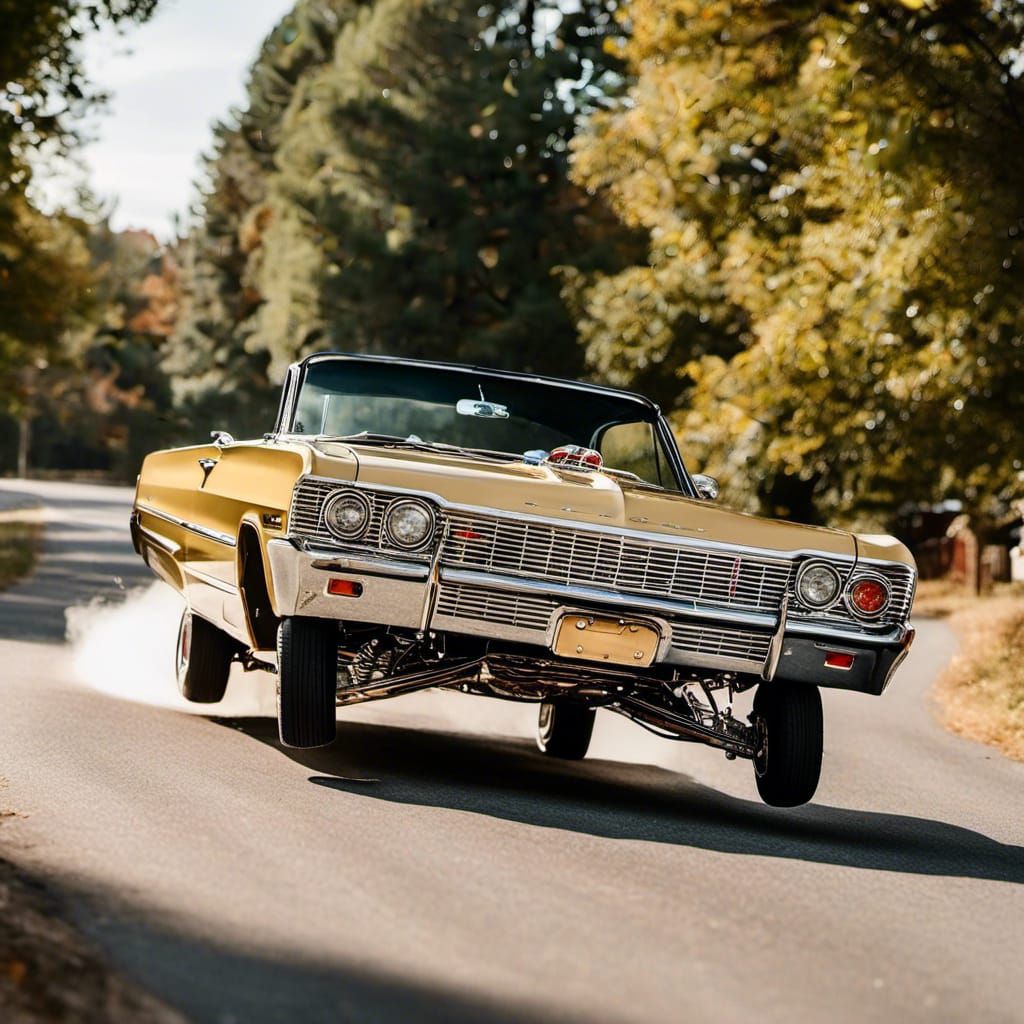 Lowriding Masterpiece in Mid-Air