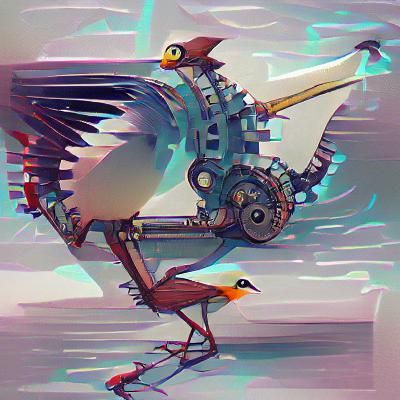 Surreal Steampunk Aviary Reveals Mechanical Bird