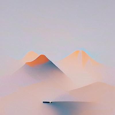 Simplistic Minimalist Scene