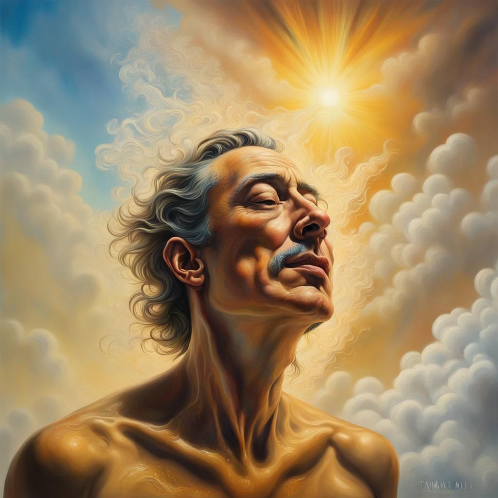 Ethereal Soul Ascension in Vibrant Splendor