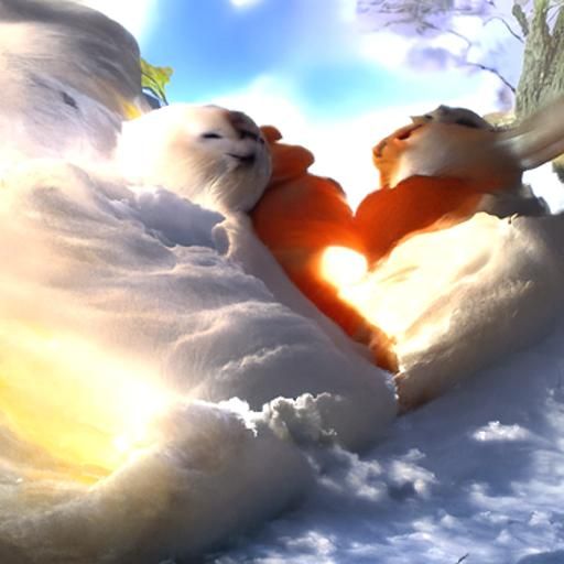 Ethereal True Love Radiates Heavenly Sunshine