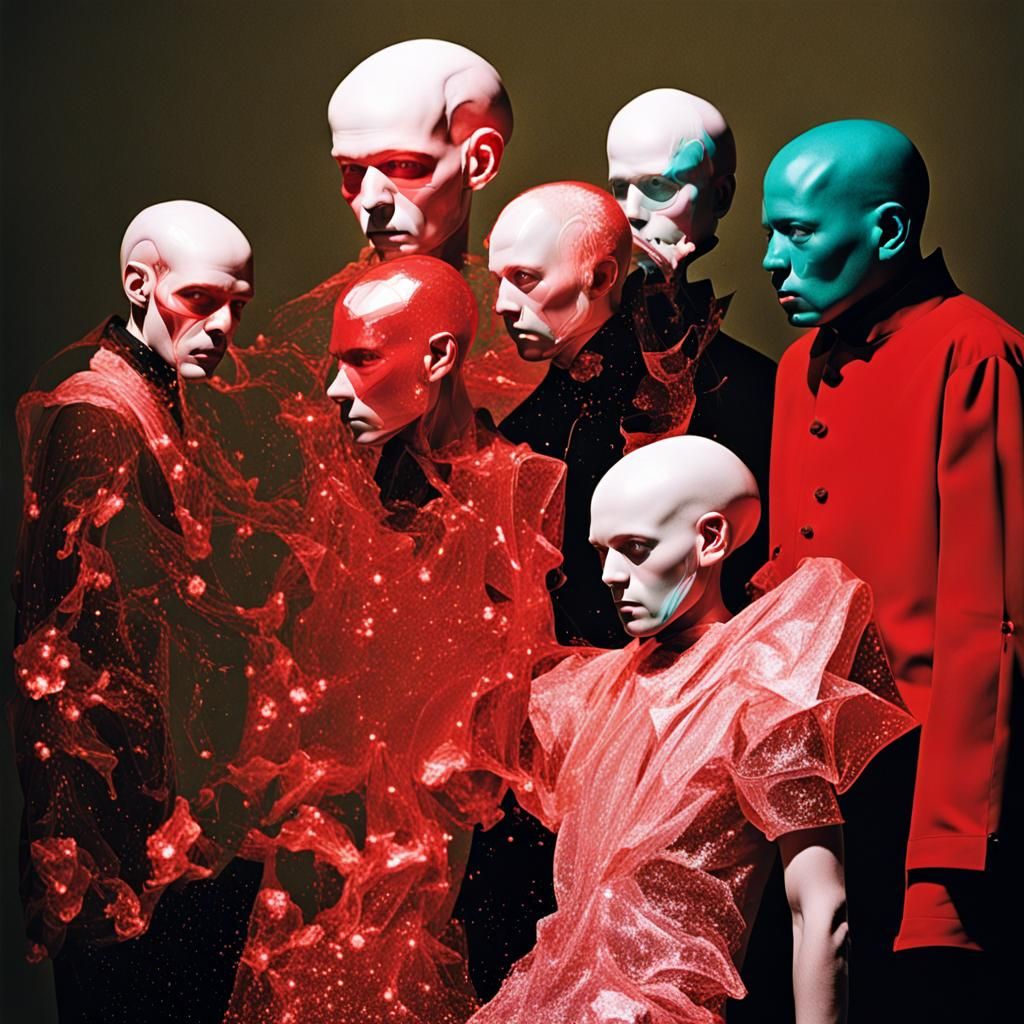 Surrealist X-ray Photography with Guttural Glitter Effects