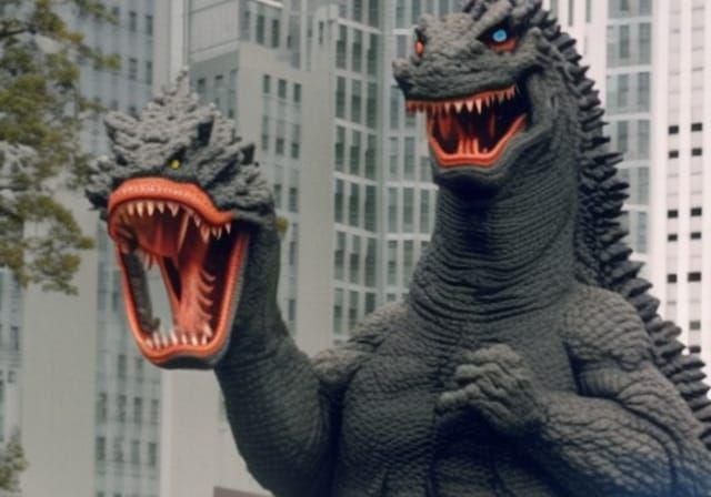 Godzilla: King of the Monsters in Epic Sci-Fi Style