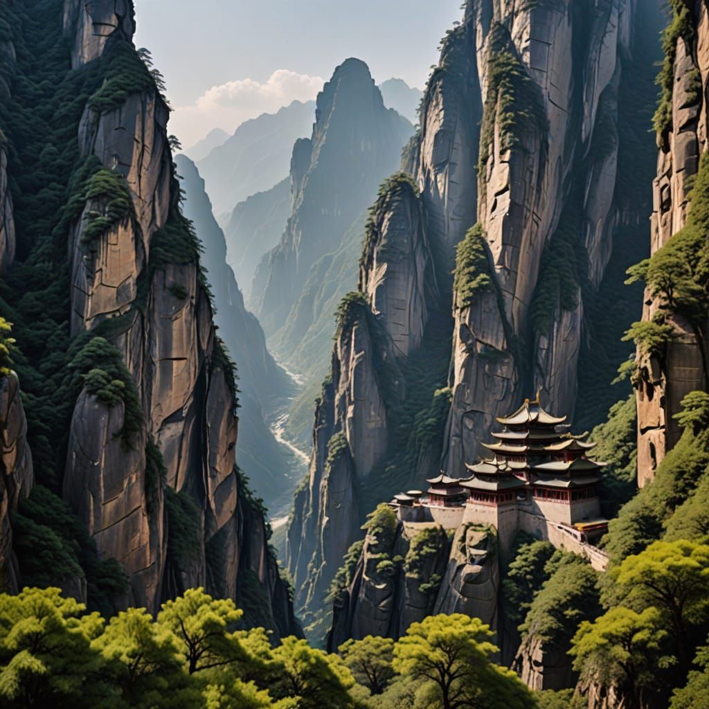 Serene Chinese Mountains: A Study in Natural Elegance