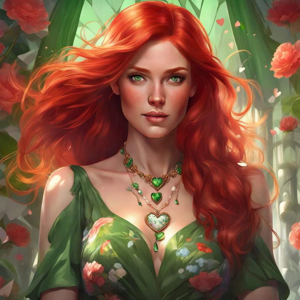 Ethereal Goddess in Triadic Hues