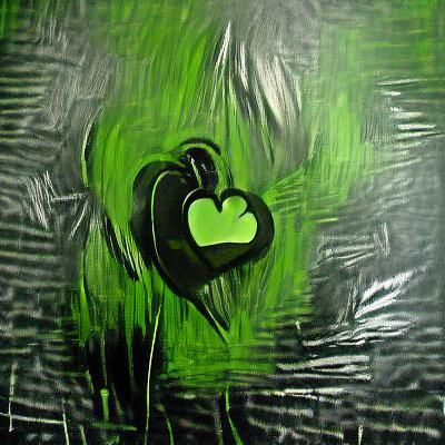 Surrealistic Heart Anatomy in Dark Art