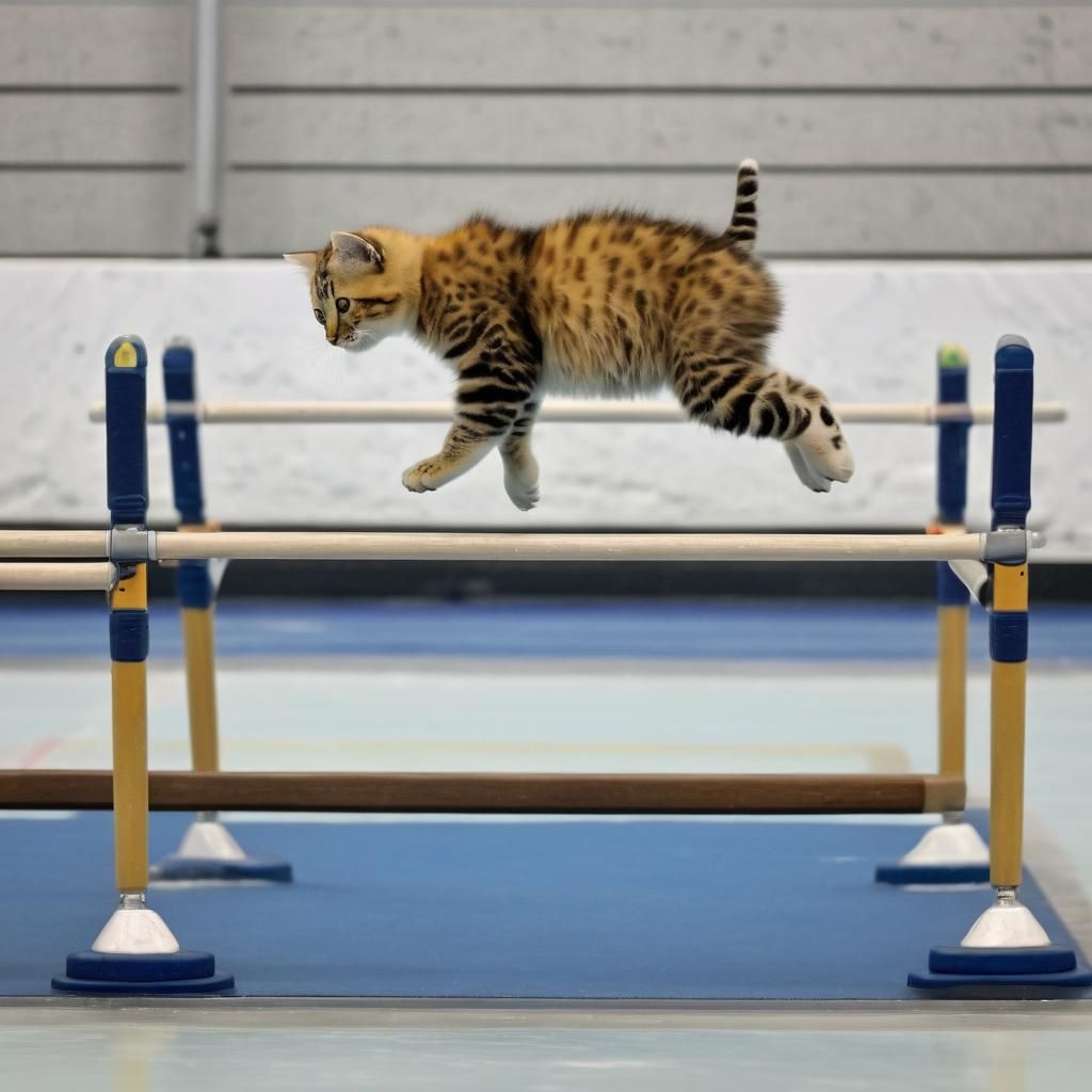 Kittens in Action, a Playful Winter Scene