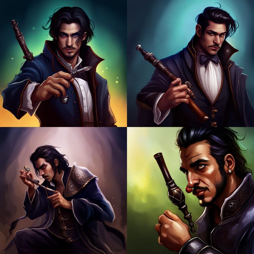 Master of Shadows: A Hyperealistic Bard