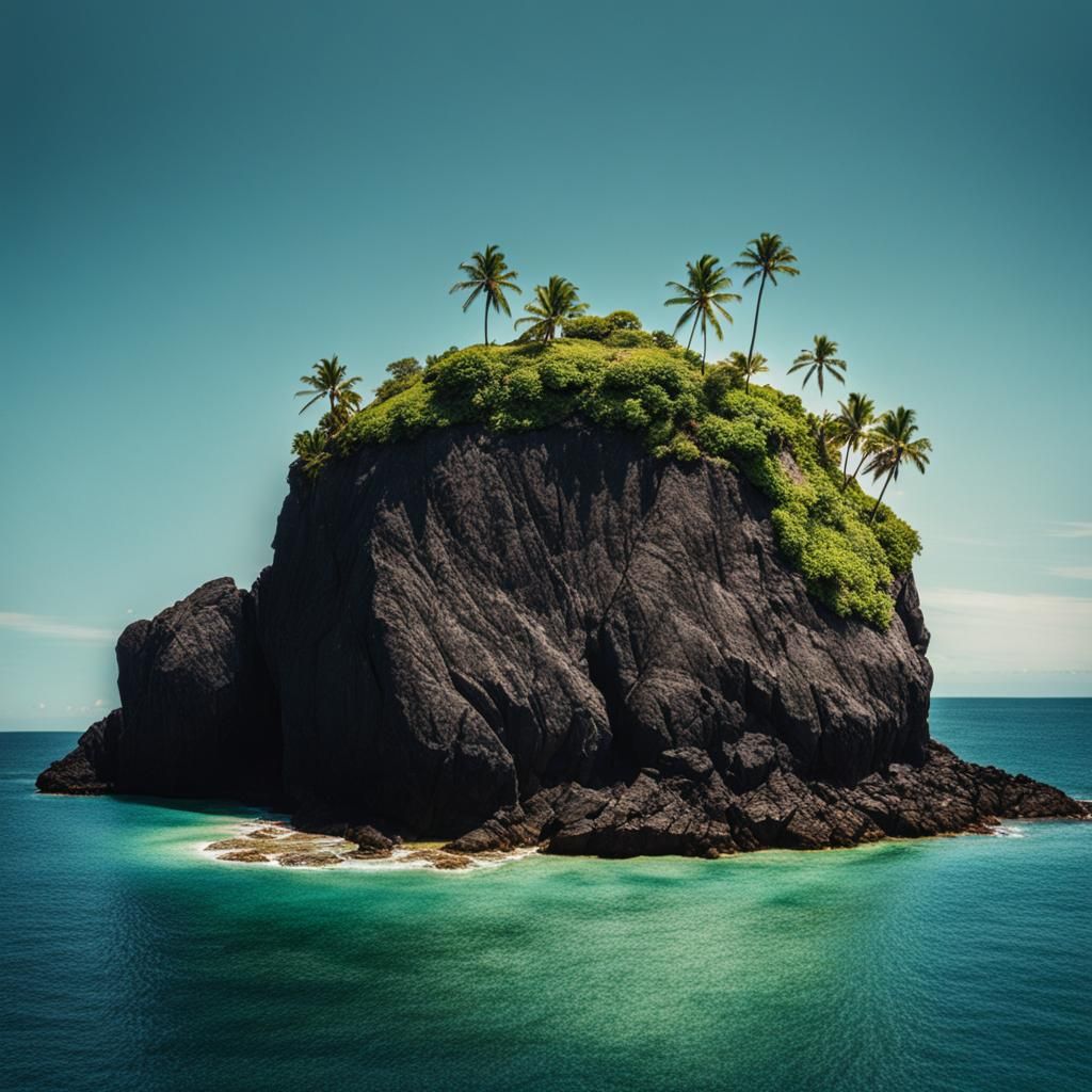 A Solitary Island in Turbulent Waters