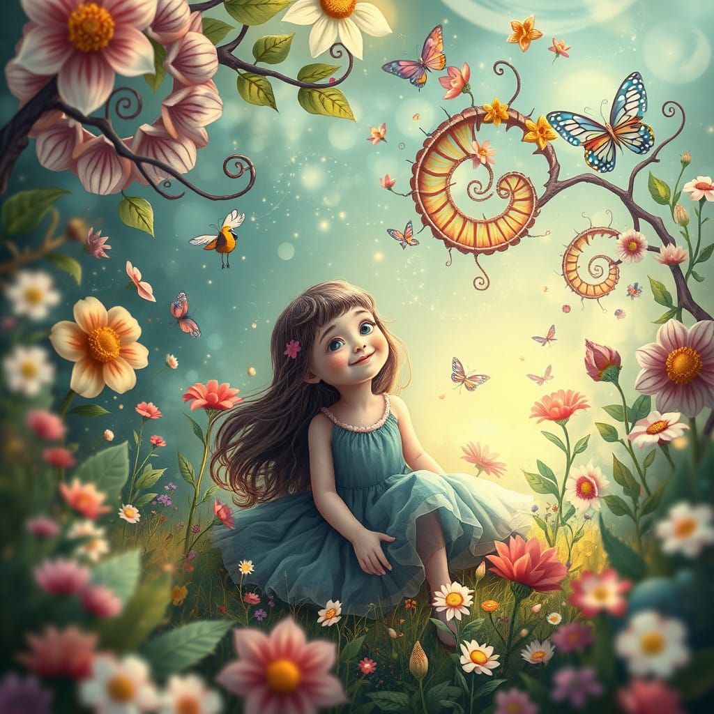 Whimsical Math Wonderland in Vibrant Colors