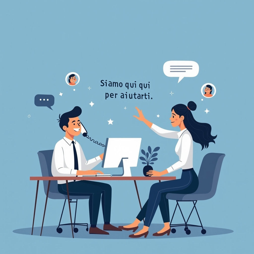 Customer Service Team in Calm Atmosphere