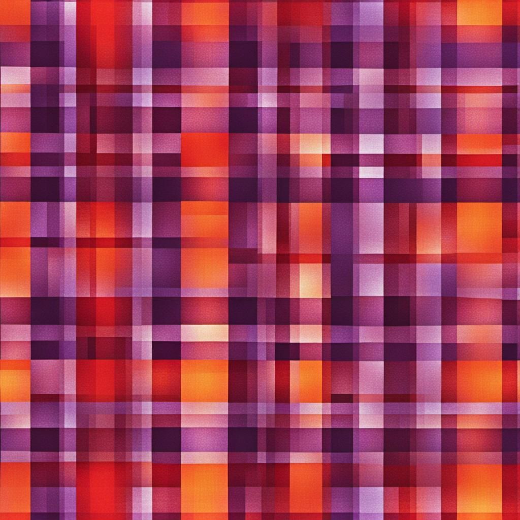 Vibrant Plaid Background in Shimmering Hues