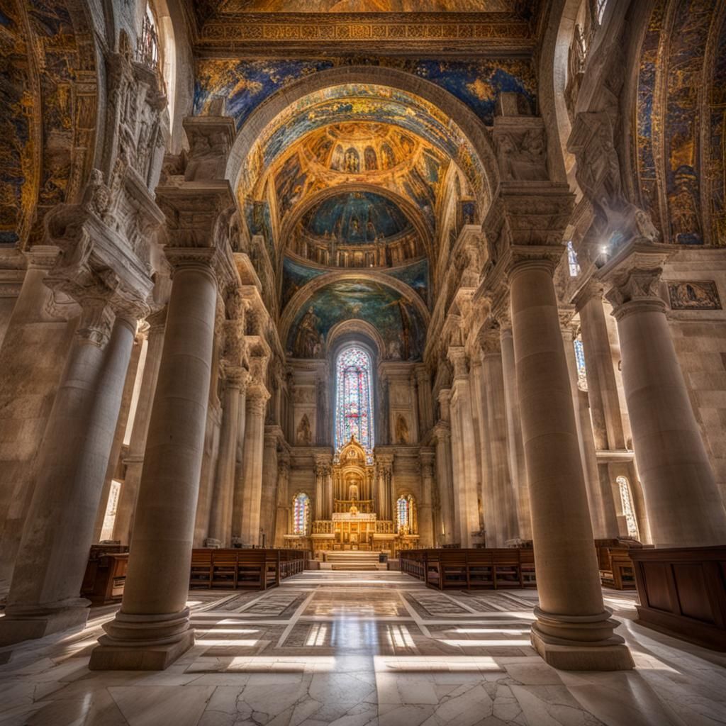 Contemplative Figures in Sacred Silence