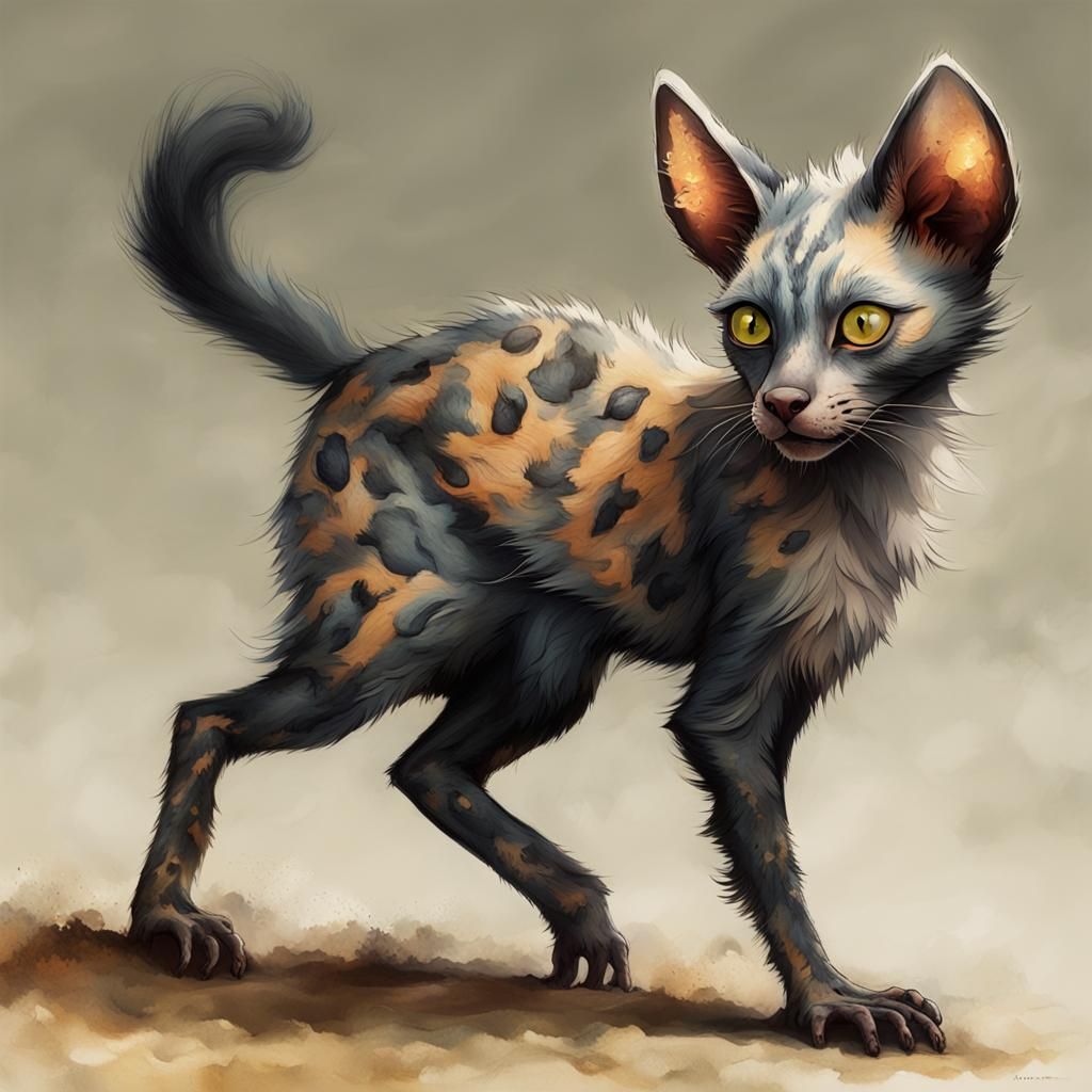 Extraterrestrial Lykoi Cats Thrive on Alien Exoplanet