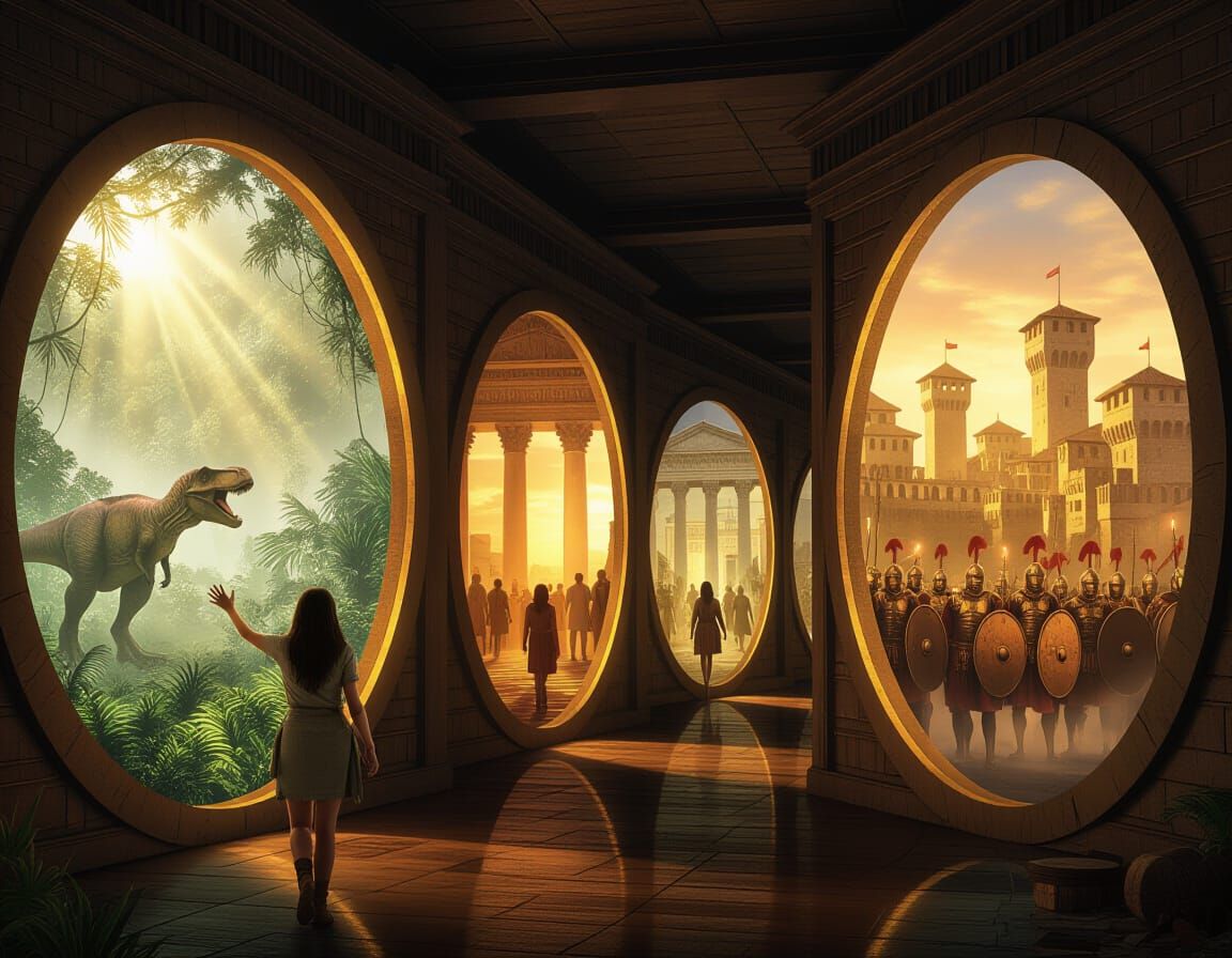 Infinite Corridor of Historical Portals