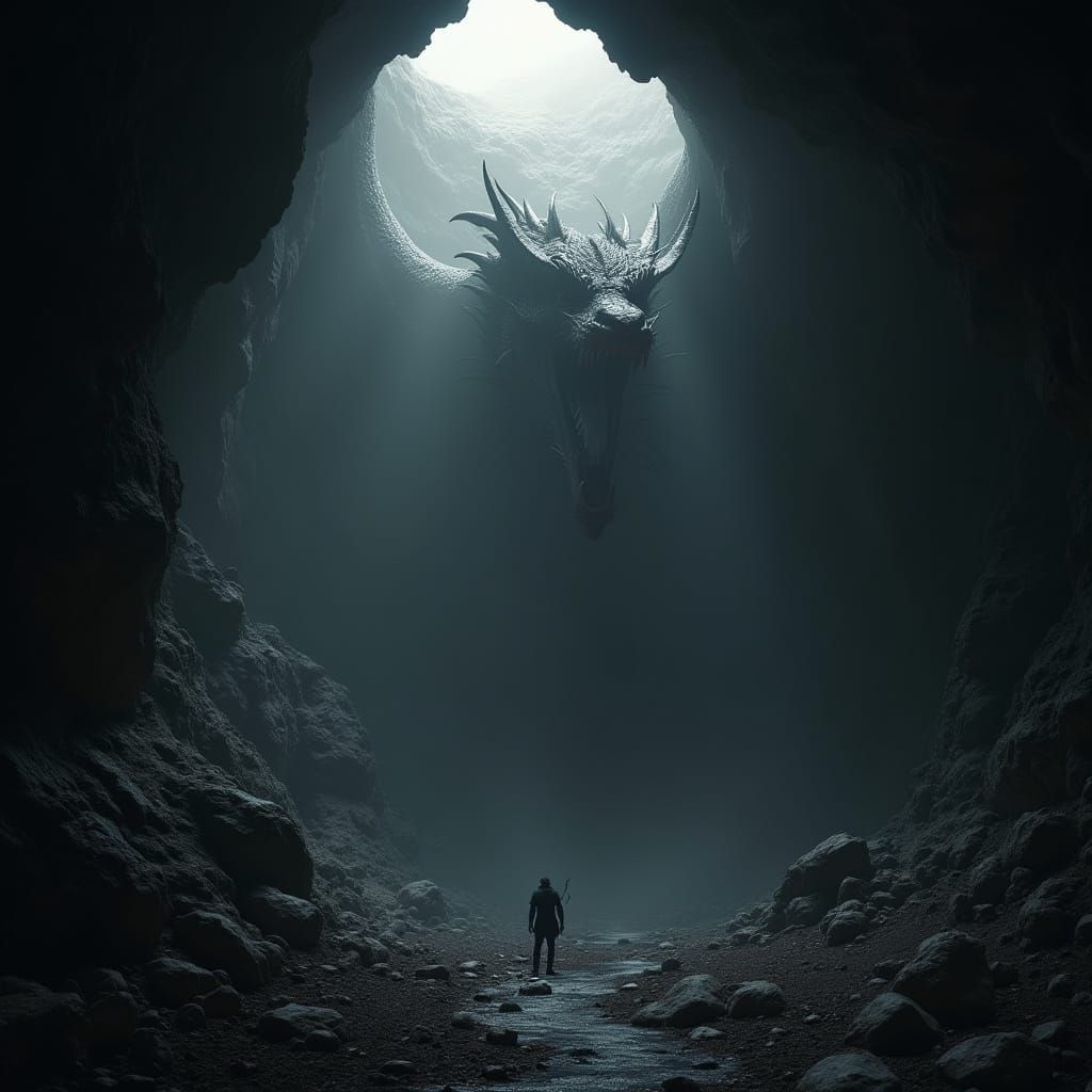 Gigantic Armageddon Dragon in Infinite Darkness