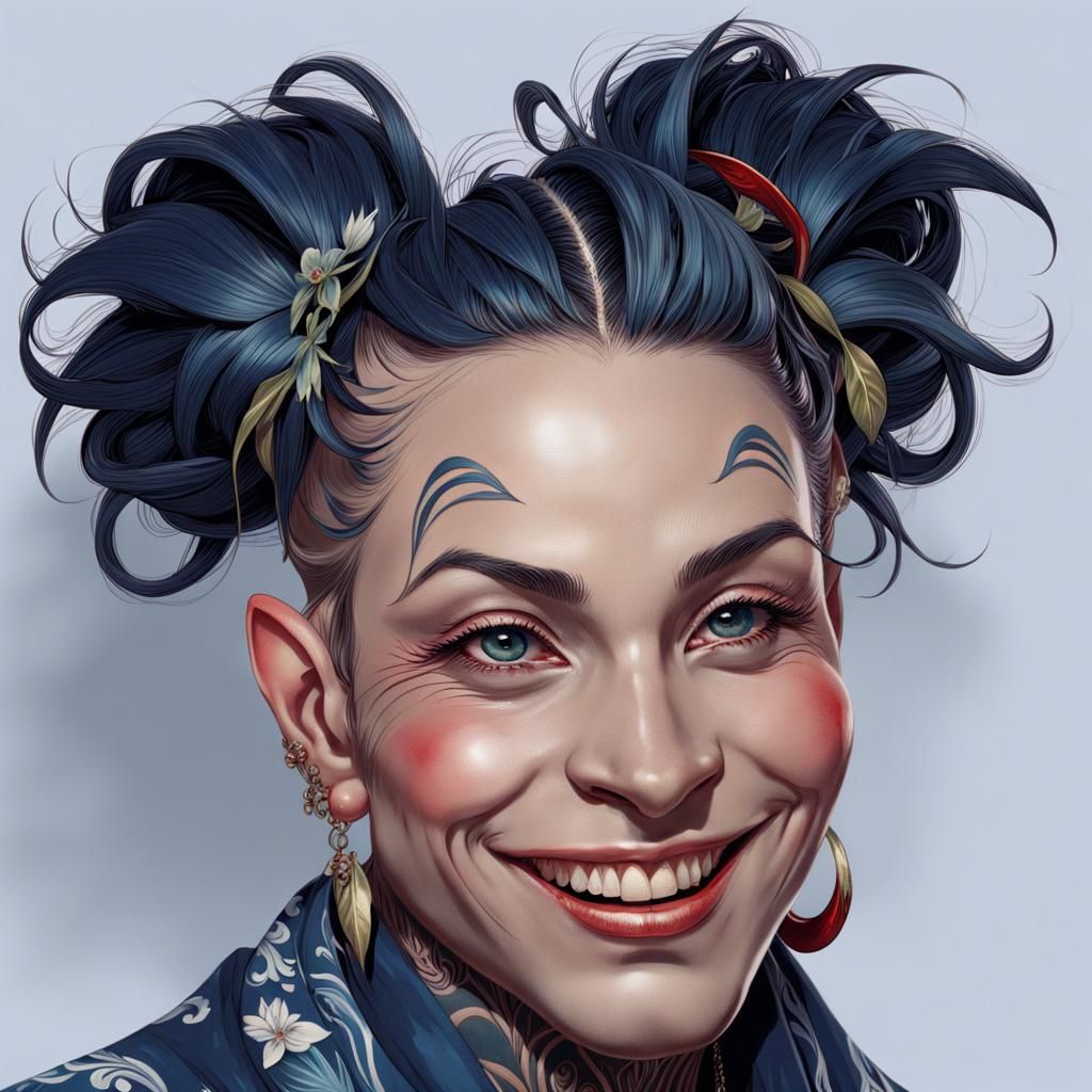 Maori Goblin in Tropical Paradise