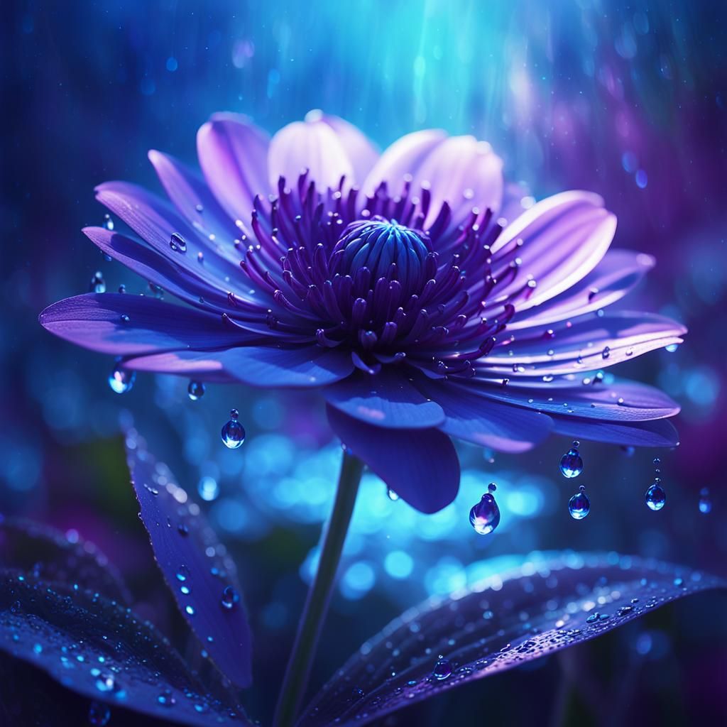 Enchanted Mystic Bloom in Ethereal Dreamscape