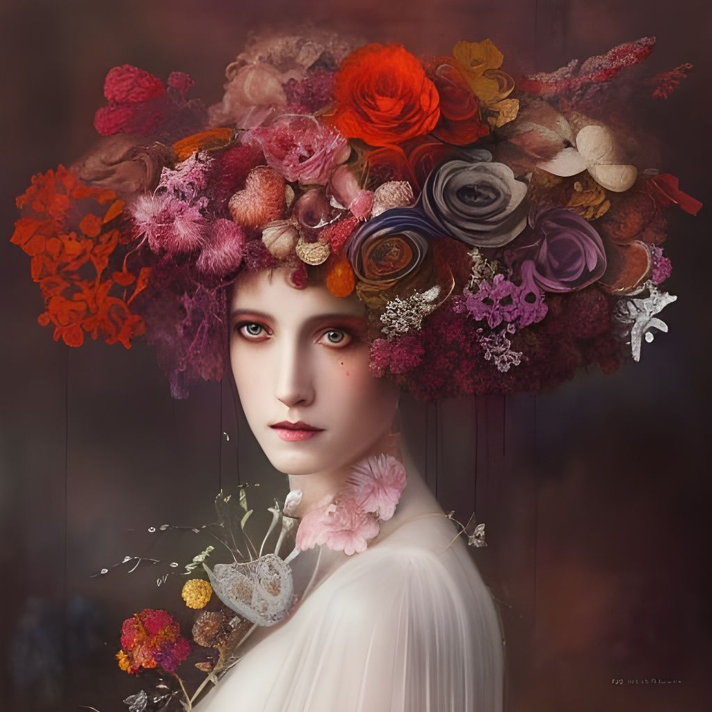 A Dreamlike Ballerina Collage in Watercolor and Mixed Media