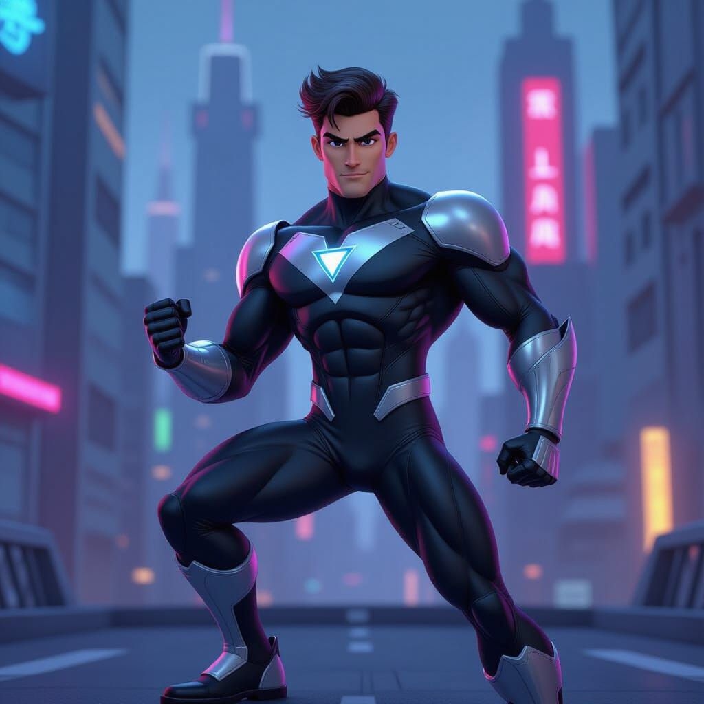 Super Commando Dhruv in Futuristic City