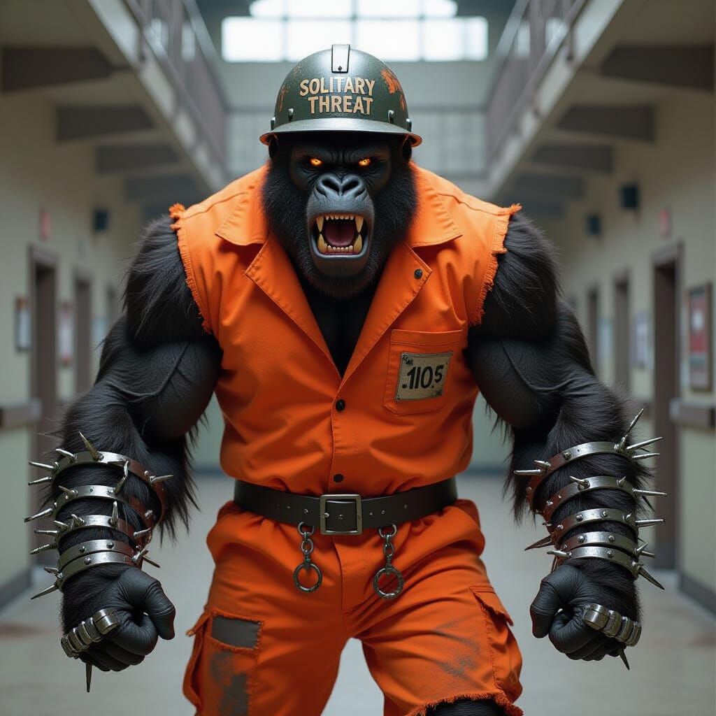 Menacing Gorilla Inmate: Solitary Threat