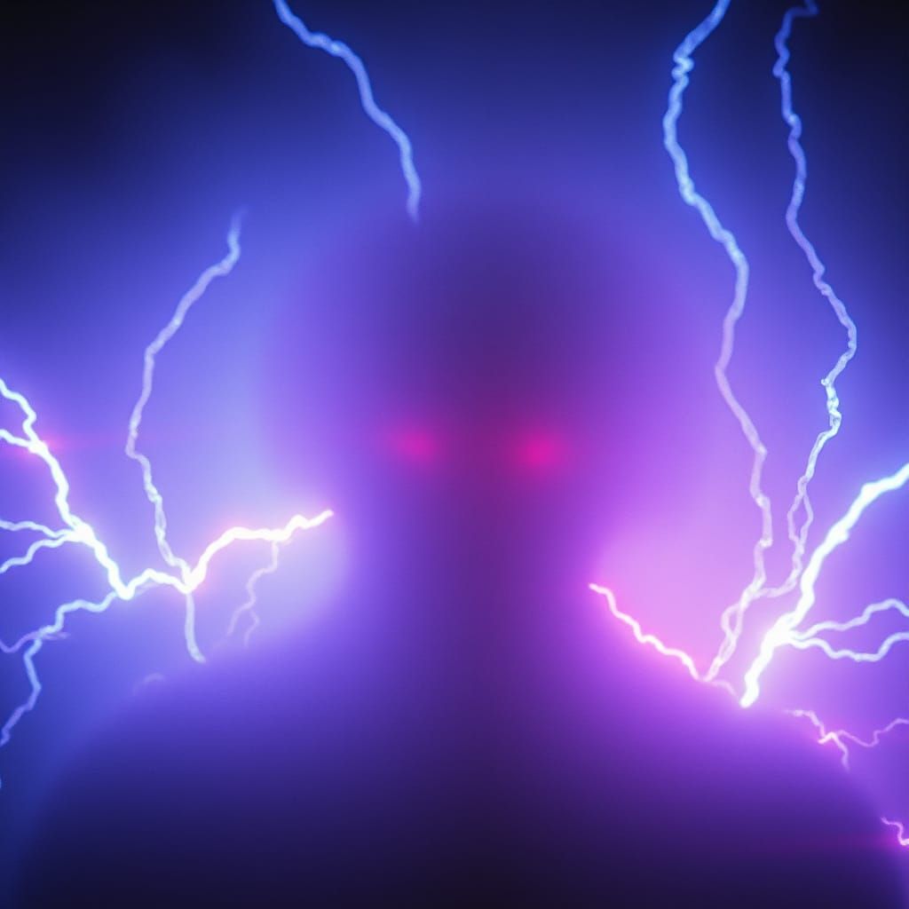 Ethereal Electrostatic Scene in Cinematic Film Style