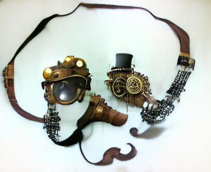 Steampunk Dreamscape in Industrial Elegance