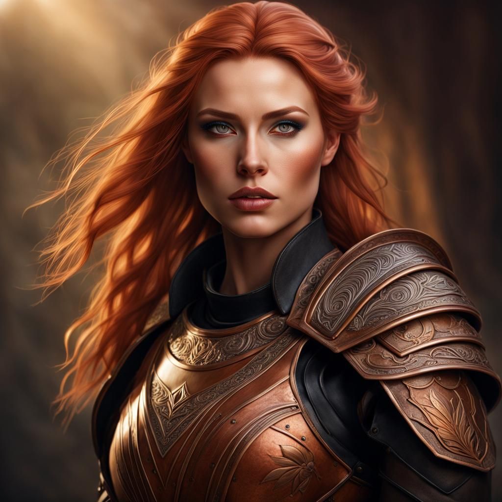 Valkyrie Warrior Woman in Fantasy Style