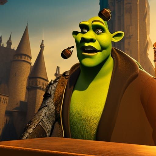 Shrek as a Ruthless Mafia Don