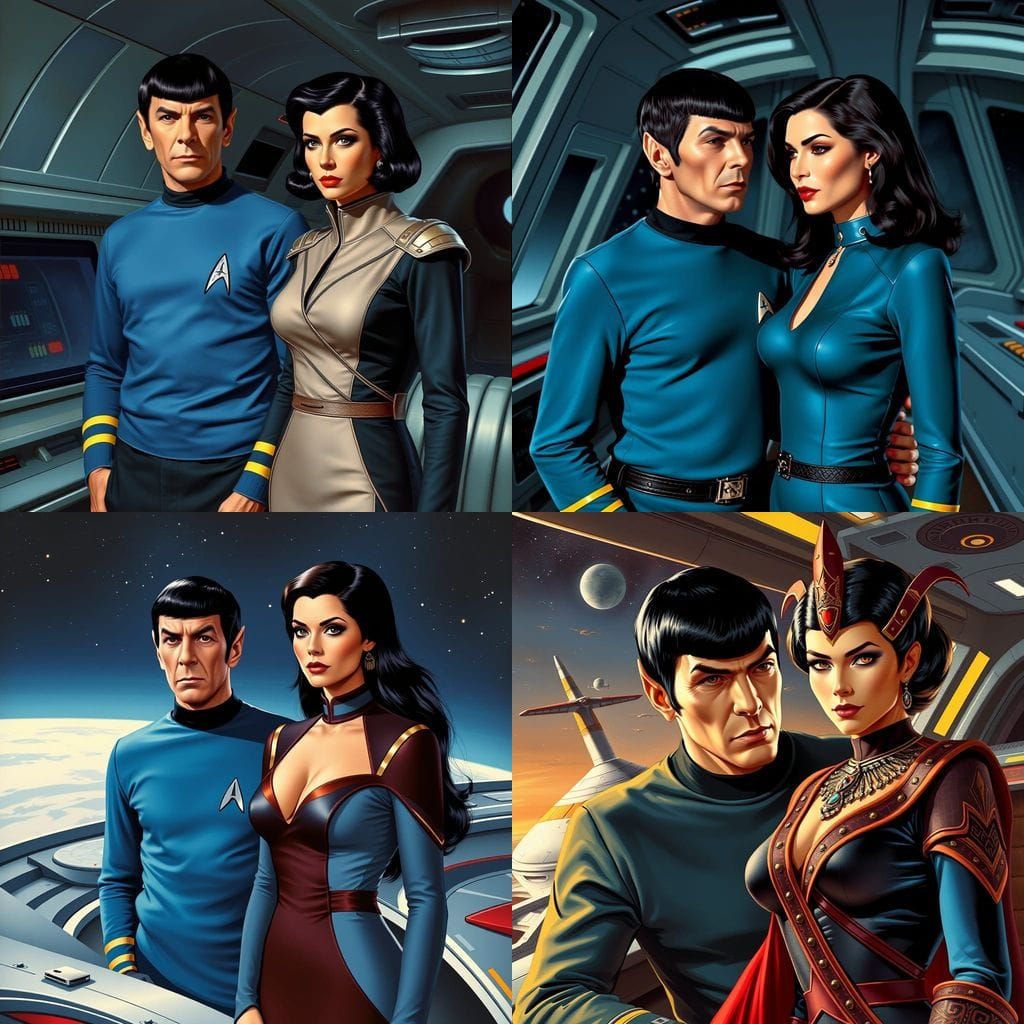 Spock Falls in Love with Romulan Commander