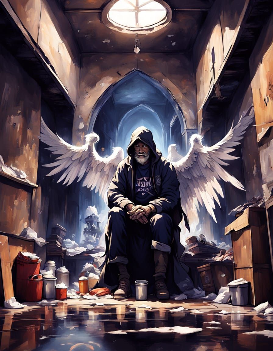 Angels and Demons Find Shelter Together