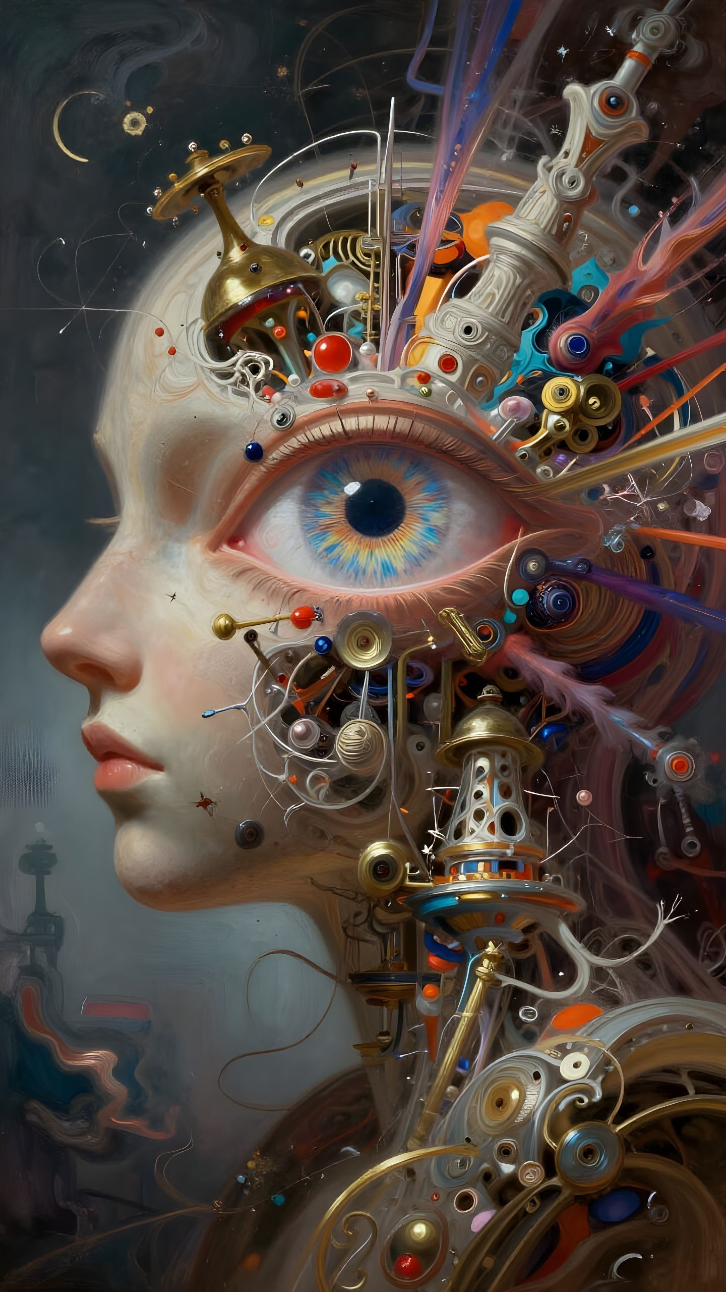 Mind's Eye Deconstruction: Intricate Inner Workings Revealed
