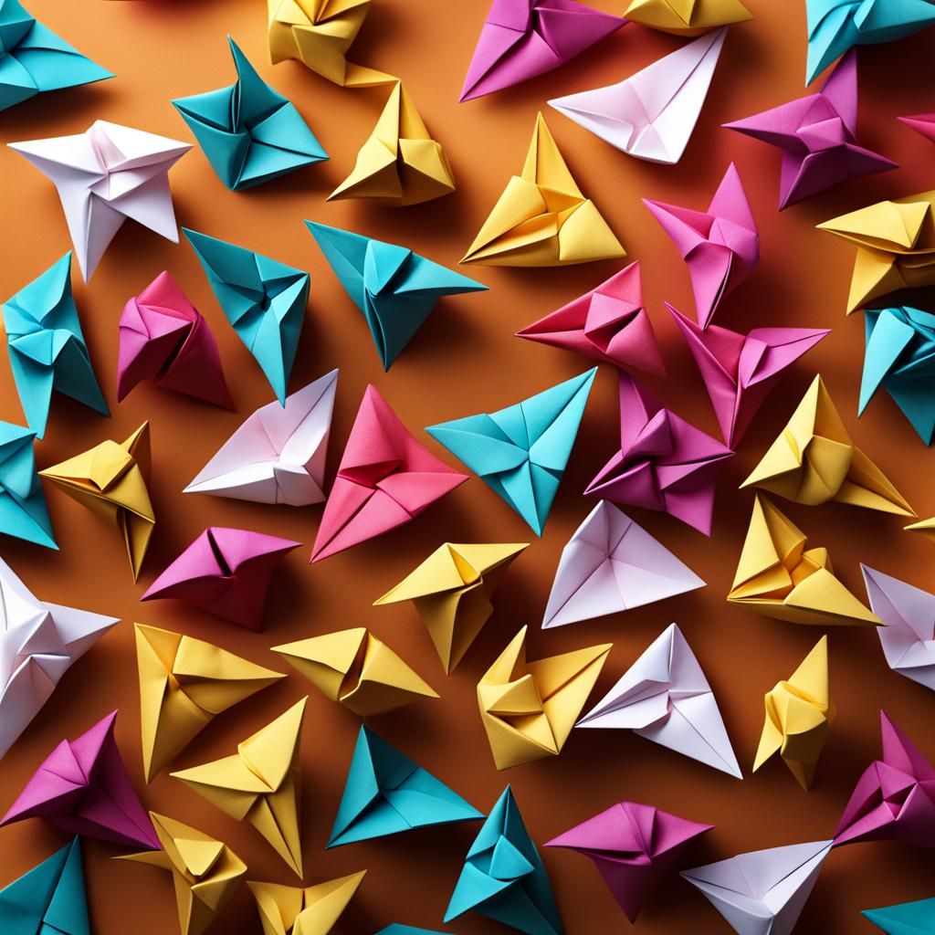 Origami Paper Artwork Embodies Unconditional Love