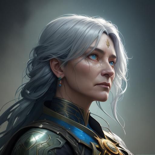 Timeless Wisdom in a Mystical Portrait