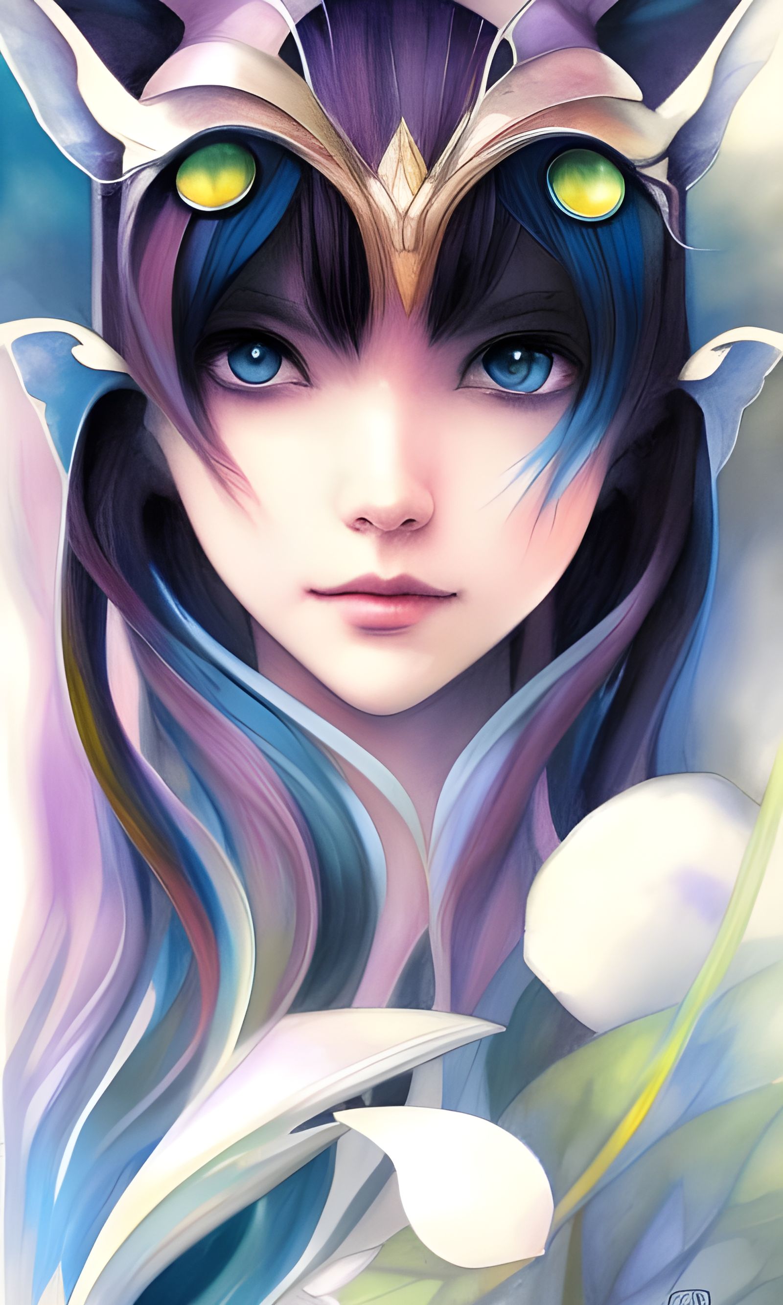 Whimsical Pixie Elf in a Beautiful Composition