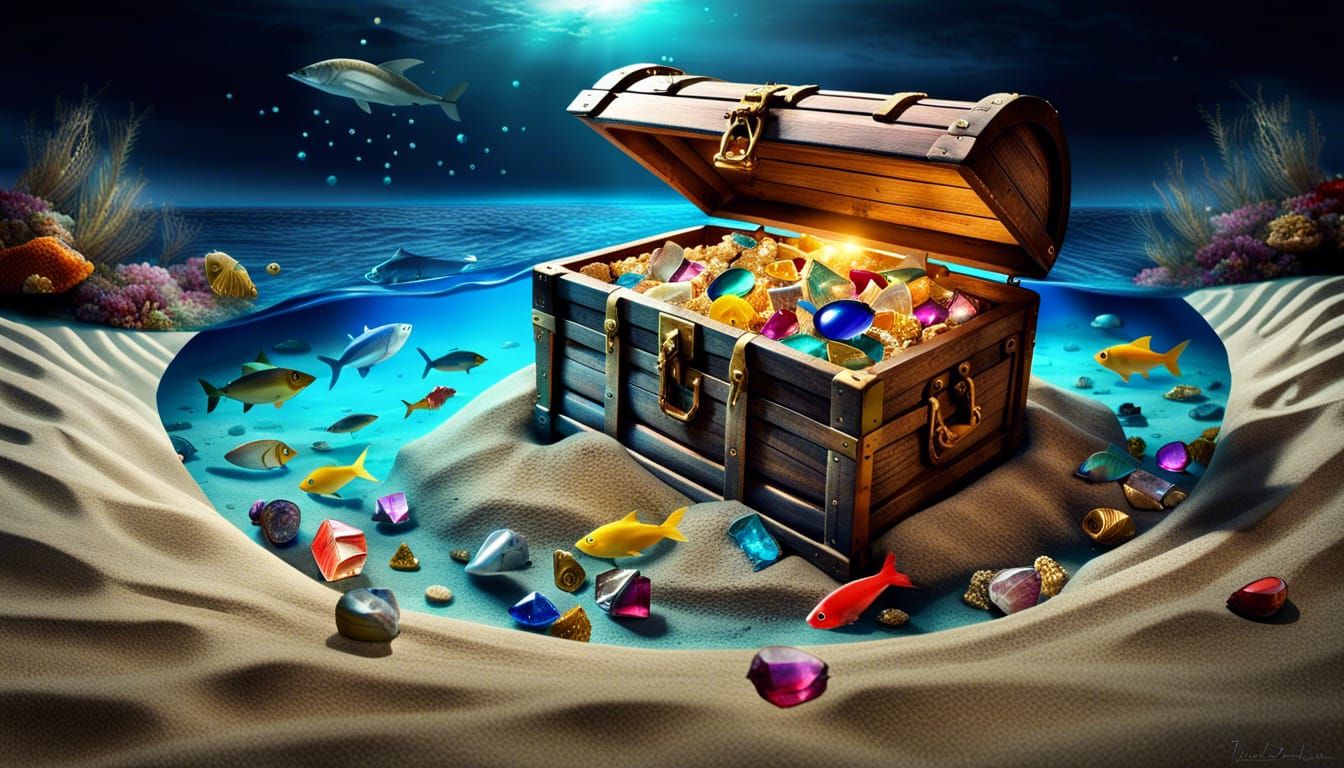 Treasure Chest Reveal Amidst Ocean's Mystique