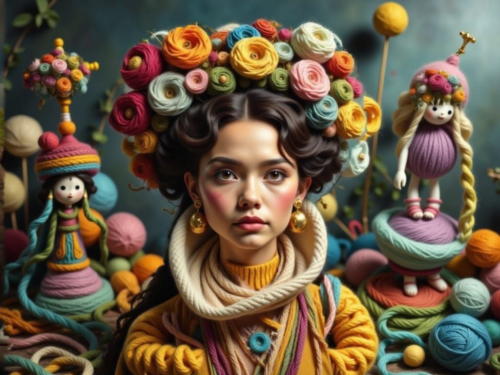 Whimsical Felted Wool Creatures in Vibrant Colors