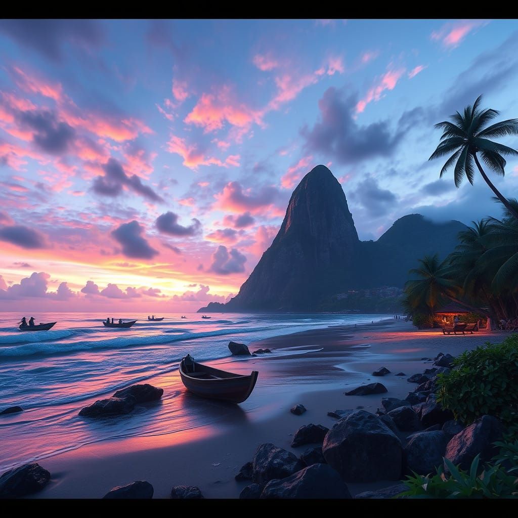 Surreal Beach Paradise in Costa Rican Fantasy Landscapes