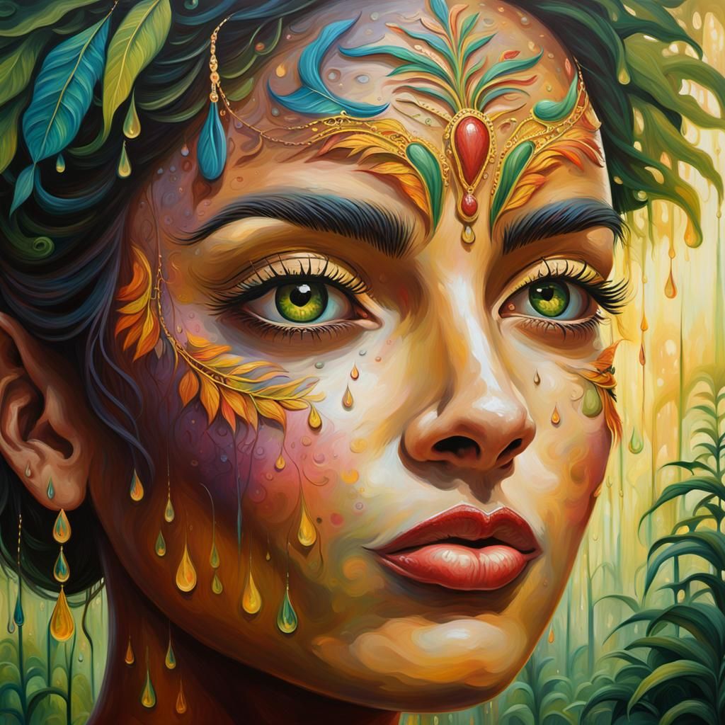 Cajun Queen in Lush Bayou Landscape