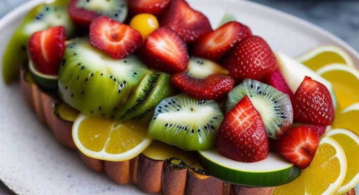 a fruit tart