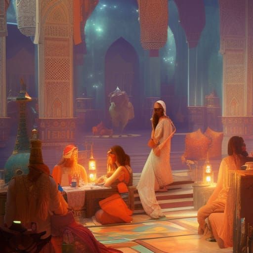 Arabian Nights Concept Art in 8k Resolution
